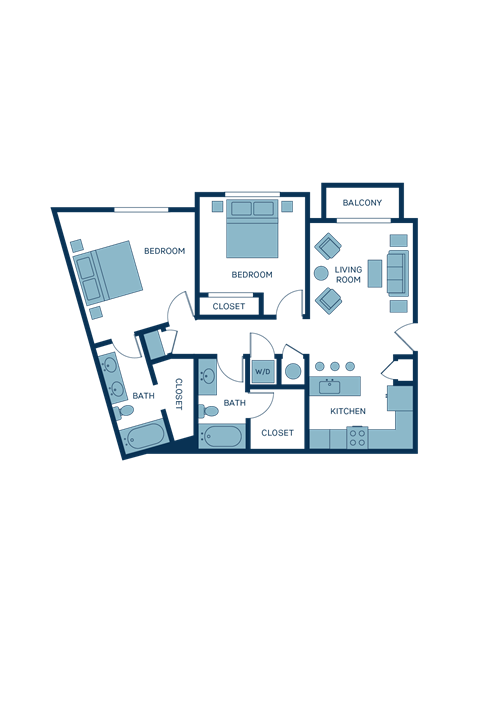 a floor plan of our apartments